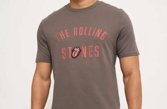 The Rolling Stones Charcoal Grey T-shirt ( Sizes M-3XL) Free C&C