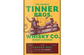 Tinner Bros Toffee Nut Whisky Liqueur Caramel & Roasted Hazelnut 22% 70cl