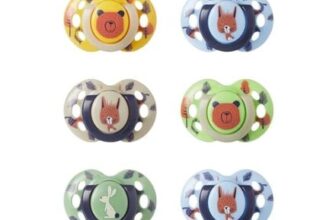 Tommee Tippee Fun Soothers 6-18m, 6-Pack, Silicone Teat, Orthodontic