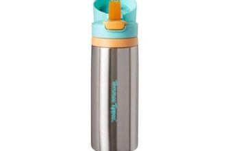 Tommee Tippee on the Go Stainless Steel Bottle with Straw