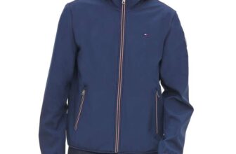 Tommy Hilfiger Mens Lightweight Water Resistant Breathable Hooded Performance Softshell Jacket Windbreaker Jacket size XL Sold by Amazon US