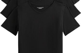 Tommy Hilfiger Mens V-Neck Loungewear T-Shirt – Short Sleeved (3-Pack)