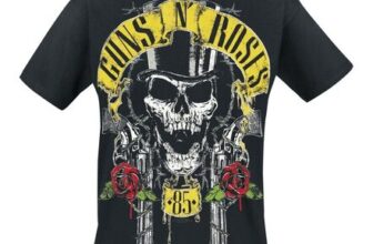 Top Hat T-Shirt Black by Guns N Roses