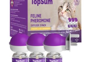 TopSum Cat Calming Plug-in Diffuser, 3-Pack (Violet)
