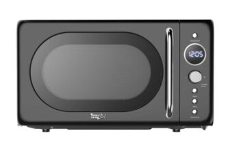 Total Chef Microwave Oven 20L 700W Retro Mini Ovens Digital