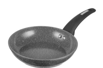 Tower Cerastone T81222 Forged Frying Pan with Non-Stick Coating and Soft Touch Handles, Graphite, 20 cm