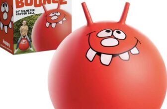 Toyrific Jump N Bounce Kids Space Hopper, 24 Inch Retro Bouncing Ball