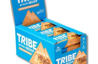 Tribe Peanut Butter Blondie Protein Focus Bar 60g – Case of 12