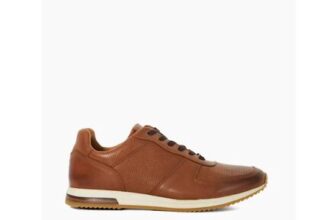 Trilogy – Tan Lace-up Runner Trainers