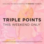 Triple Points Online & Instore (New & Existing My Pandora Members) Free Click & Collect