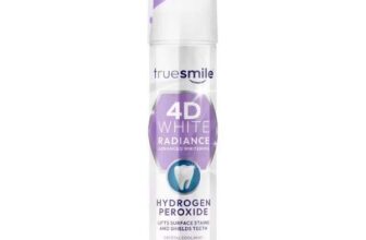 Truesmile 4D White Radiance with Hydrogen Peroxide Toothpaste – 100ml Pump (Free C&C)