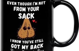 Tukeoo Fathers Day Dad Gifts from Daughter Son, 330ml Funny Coffee Mug, Fathers Day Mug Gifts for Stepdad Grandad, Dad Birthday Presents for Daddy Husband Men on Christmas Anniversary