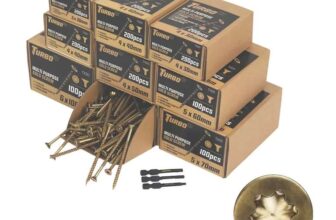 Turbo TX TX Double-Countersunk Multi-Purpose Screws Trade Pack 1400 Pieces (771VV) (Free C&C)