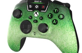 Turtle Beach React-R Pixel Wired Gaming Controller with Audio Controls, Mappable Buttons & Textured Grips for Xbox Series XS, Xbox One & PC