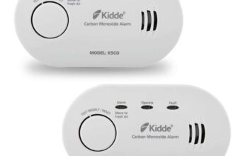 Twin Pack Kidde 5CO Battery Powered Carbon Monoxide Alarm and Detector – Sold & Shipped by Safelincs