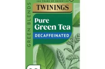 Twinings Pure Green Tea Decaffeinated 20 Tea Bags 35g