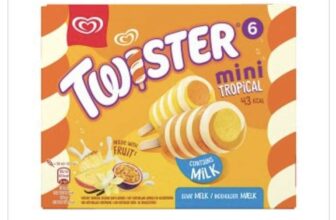 Twister Mini Tropical Ice Cream Lollies 6x50ml