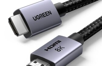 UGREEN HDMI 2.1 Cable Certified 10K 8K 4K 1440P240/165/120Hz eARC HDR Dolby Vision Atmos HDCP 2.3 48Gbps Ultra High Speed Compatible with PS5 Xbox Series X/S Laptop TV Soundbar Game Monitor PC(1M)