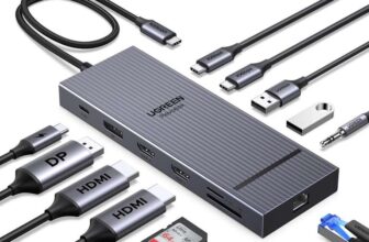 UGREEN Laptop Docking Station Triple Display (2x HDMI DP), 12-in-1, 100W PD – Sold by UGREEN GROUP LIMITED UK / FBA