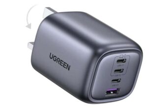 UGREEN Nexode GaN Charger (65W, 4-Port, Foldable Plug) – With Code