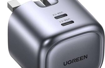 UGREEN USB C Charger 45W Nexode GaN Dual Ports Plug Support PD 3.0/PPS – Sold by UGREEN GROUP LIMITED UK FBA