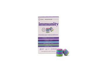 UPSA X Nourished 7-in-1 Immunity Gummies for Adults, Vegan Multivitamin