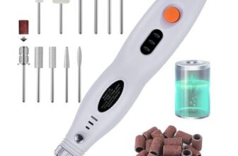URHELP Rechargeable Electric Nail Drill for Acrylic Nails, 25000RPM, Cordless