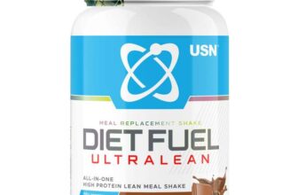 USN Diet Fuel Ultralean Meal Replacement Shake Chocolate 1kg with 18 Servings High Protein – £13.04 / £12.32 S&S