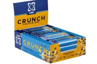 USN Trust Crunch Protein Bar Blueberry Muffin Flavour 60g – Case of 12