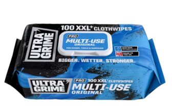 UltraGrime PRO Multiuse Wet Wipes – Heavy-Duty Cleaning Cloths & Hand Wipes Alcohol-Free – (Pack of 100)