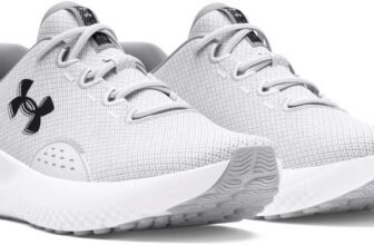 Under Armour UA Charged Surge 4 Mens Running Shoe (White) size 6-6.5-5-7.5-8.8.5-9-9.5-10-10.5-11-11.5-12-13-14