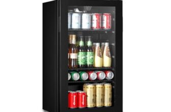 Under Counter Beer & Drinks Fridge-93L Capacity, Holds up to 115 Cans