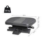 Under-Desk Footrest Height Angle Tilt Anti-Slip Pads Circulation Relief