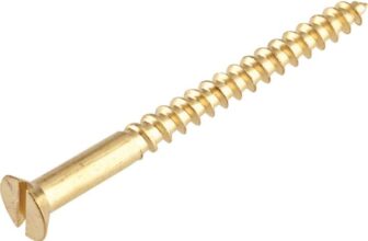 Unifix Brass Woodscrew 3 x 12mm Pack of 25