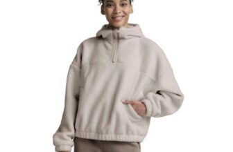 Unity Fleece Half Zip Relaxed Hoodie