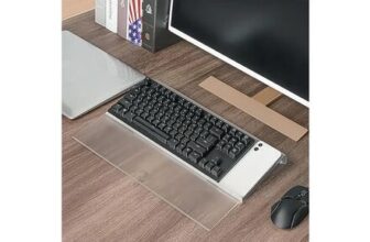 Universal Acrylic Raised Stand Palm Rest Clear