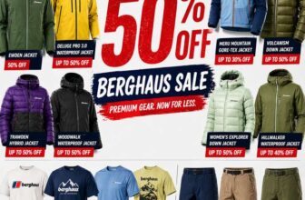 Up to 50% off Berghaus lines (with more than 200 items available, Size XS-3XL)