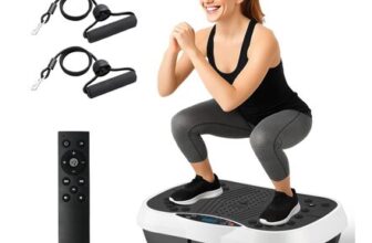 Upgraded Vibration Plate Exercise Machine with 10 Modes and 400lbs