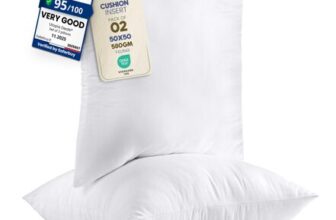 Utopia Bedding Cushion Inserts 50x50cm Pack of 2 White