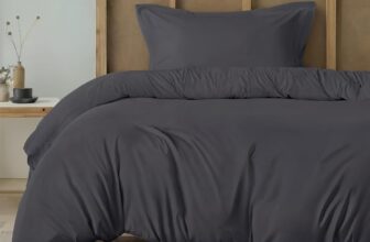 Utopia Bedding Single Duvet Cover Set 2 Piece Oeko Tex Certified Microfiber Bedding Set 1 Duvet Cover and 1 Oxford Pillow cases (Grey) – Pillows not included