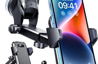 VANMASS Car Phone Holder 2026 85 lbs Strong Suction & True Military-Grade Rotatable Universal Mobile Phone Mount Dashboard Windscreen Vent Desk Automobile for iPhone 17-Pro Max 16 15 14 Samsung