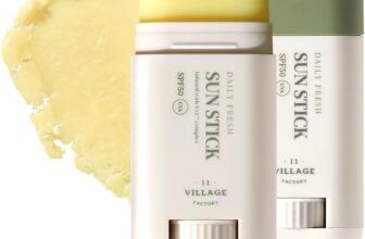 VILLAGE 11 FACTORY DAILY FRESH SUN STICK – SPF 50 (20g) Korean skincare – Sunscreen SPF 50 – Long-Lasting Hydration and Flawless Matte Finish – Easy to carry everywhere