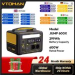 VTOMAN JUMP 600X Power Stations 299Wh LiFeP04 (with codes) sold by VTOMAN Power Station Store