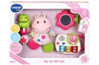VTech My First Gift Set: Hippo Plush Teether