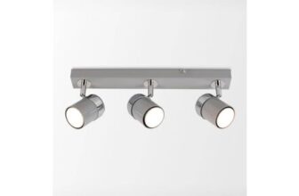 ValueLights Rosie 3 Way Straight Bar Spot Light Chrome