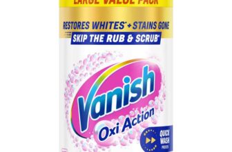 Vanish Crystal White Stain Remover Powder, 1.41kg (S&S £6.58)