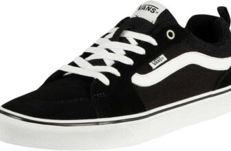 Vans Mens Filmore Low Rise Suede Retro Casual Trainers Size 7.5 – Black/White