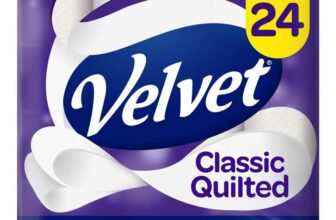 Velvet Classic Quilted Toilet Rolls 24 Rolls with code