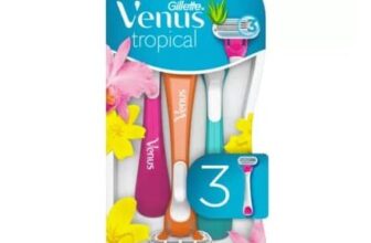 Venus Gillette Tropical Razors X3