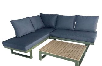 Verdant Corner Garden Sofa Set